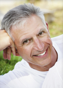 Man shows off his dental bridge in La Jolla.