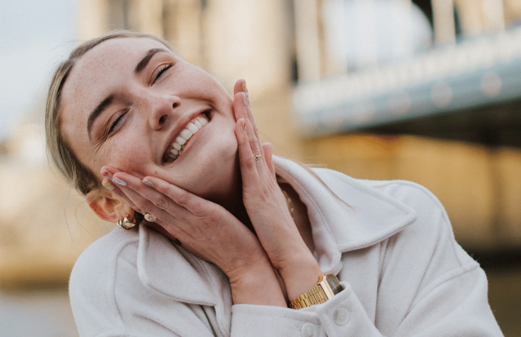 Portrait if Woman Laughing confidently with Smile More La Jolla in La Jolla, CA.